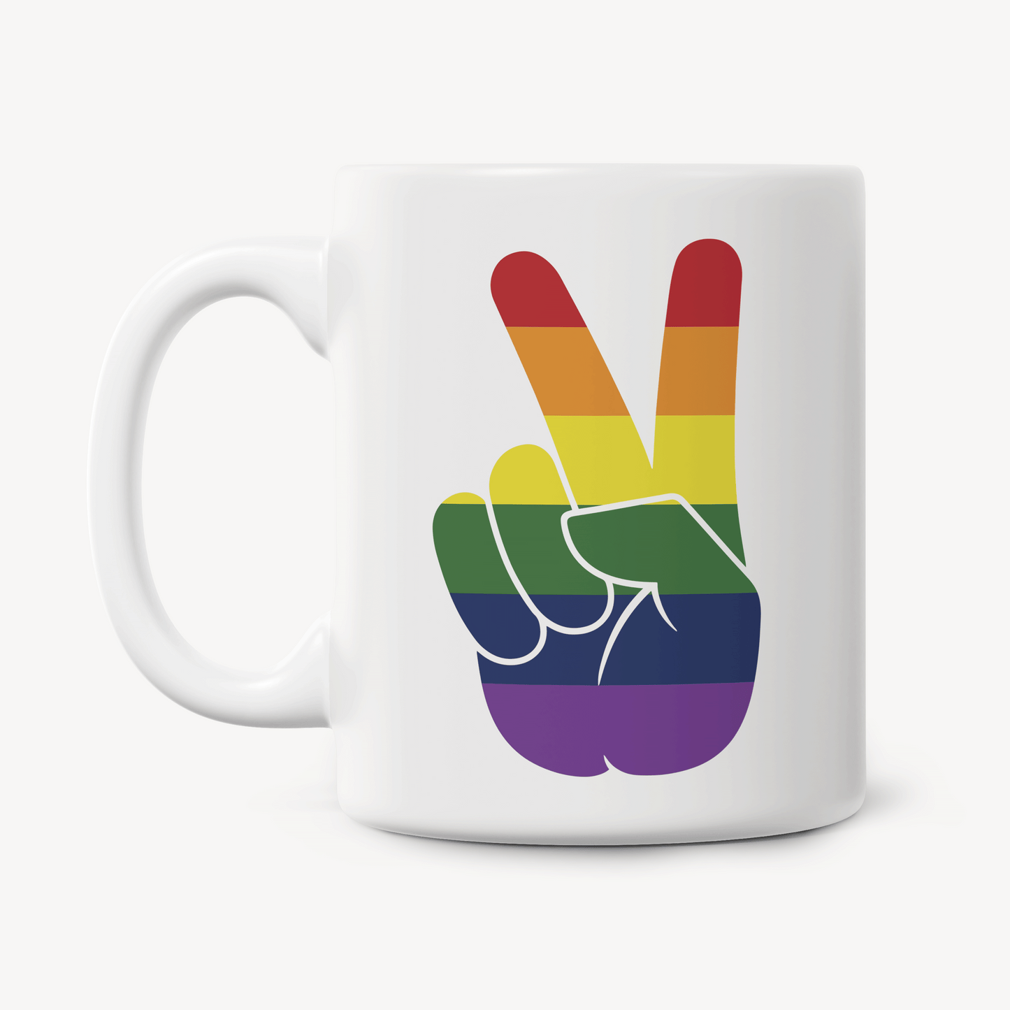 Peace Pride Coffee Mug | Pride Mug