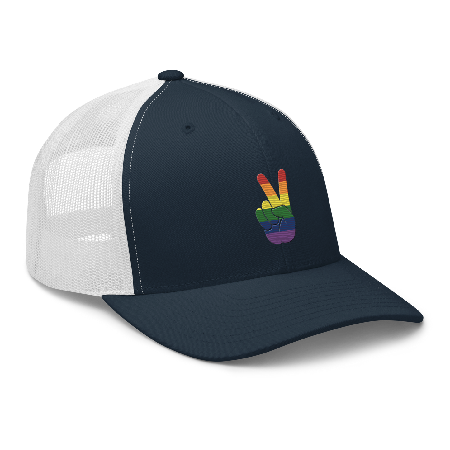 Peace PRIDE Retro Trucker Hat