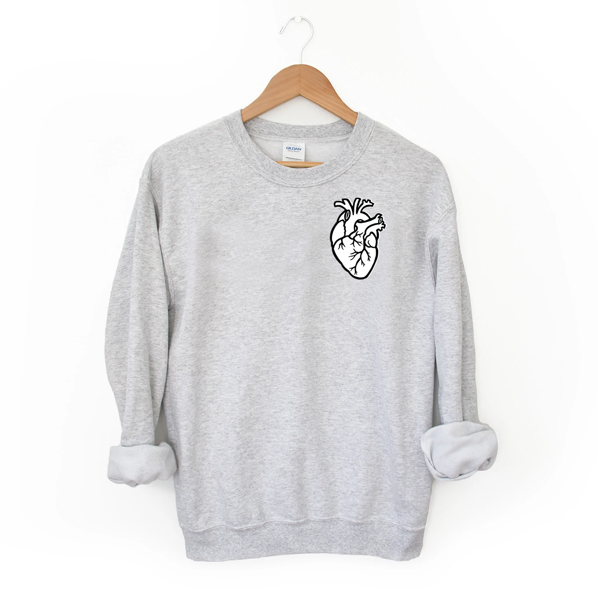 Anatomical Heart Crewneck