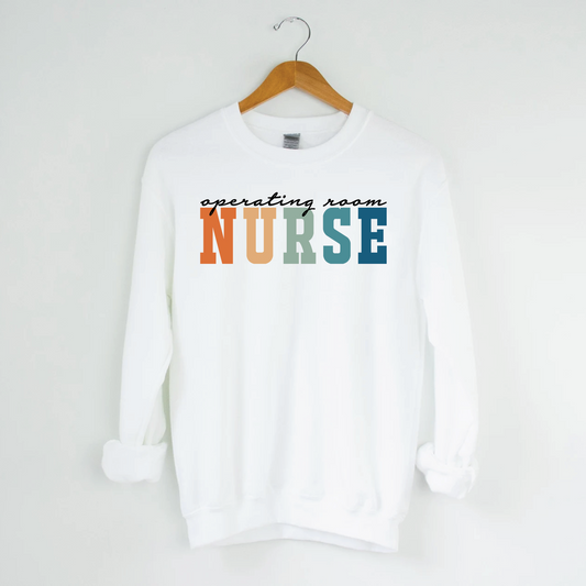 Operating Room Nurse Crewneck - Nursing Unit Crewneck